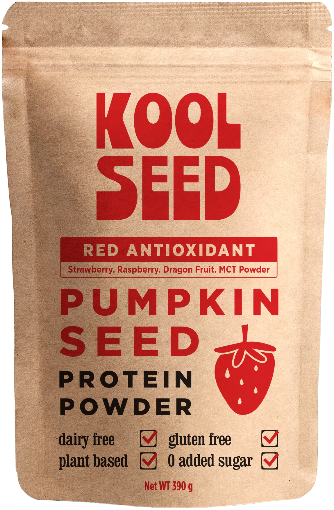 Koolseed Red Antioxidant Meyveli Vegan Bitkisel Protein Tozu 390 g